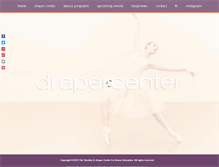 Tablet Screenshot of drapercenter.com